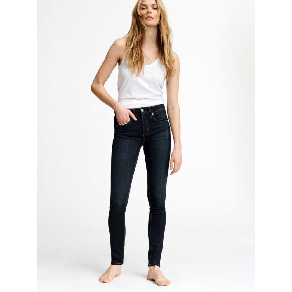 Rag & Bone Cate Mid-Rise Skinny Blue